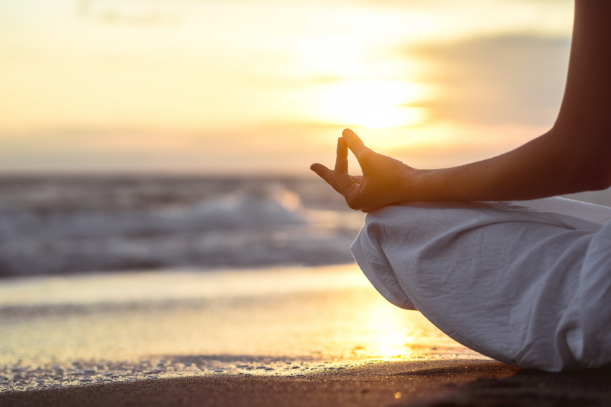 beach yoga on phu quoc