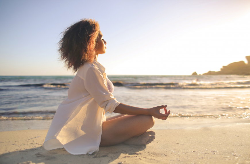 beach yoga on phu quoc