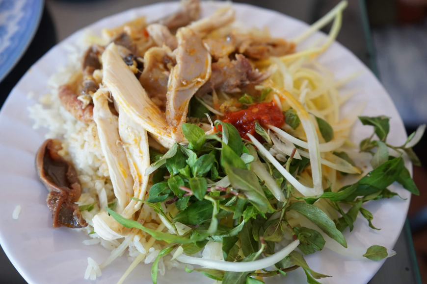 chicken rice hoi an food